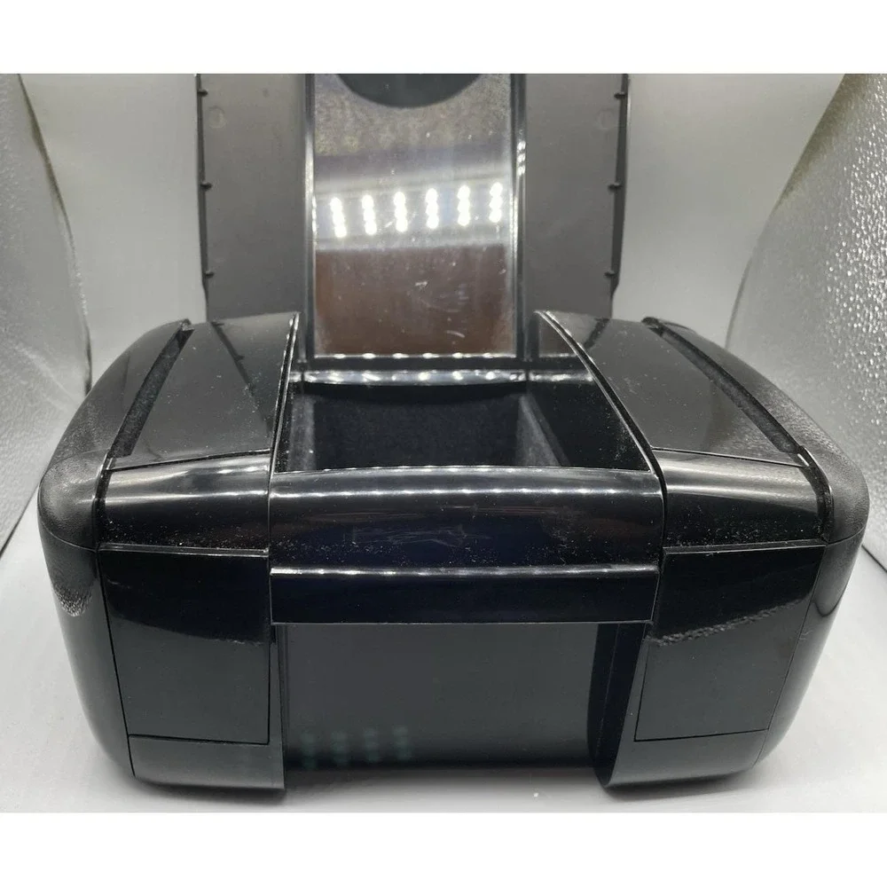 The Jewel Kit by Ingenious Designs Vintage Accordion Style Black Jewelry Box